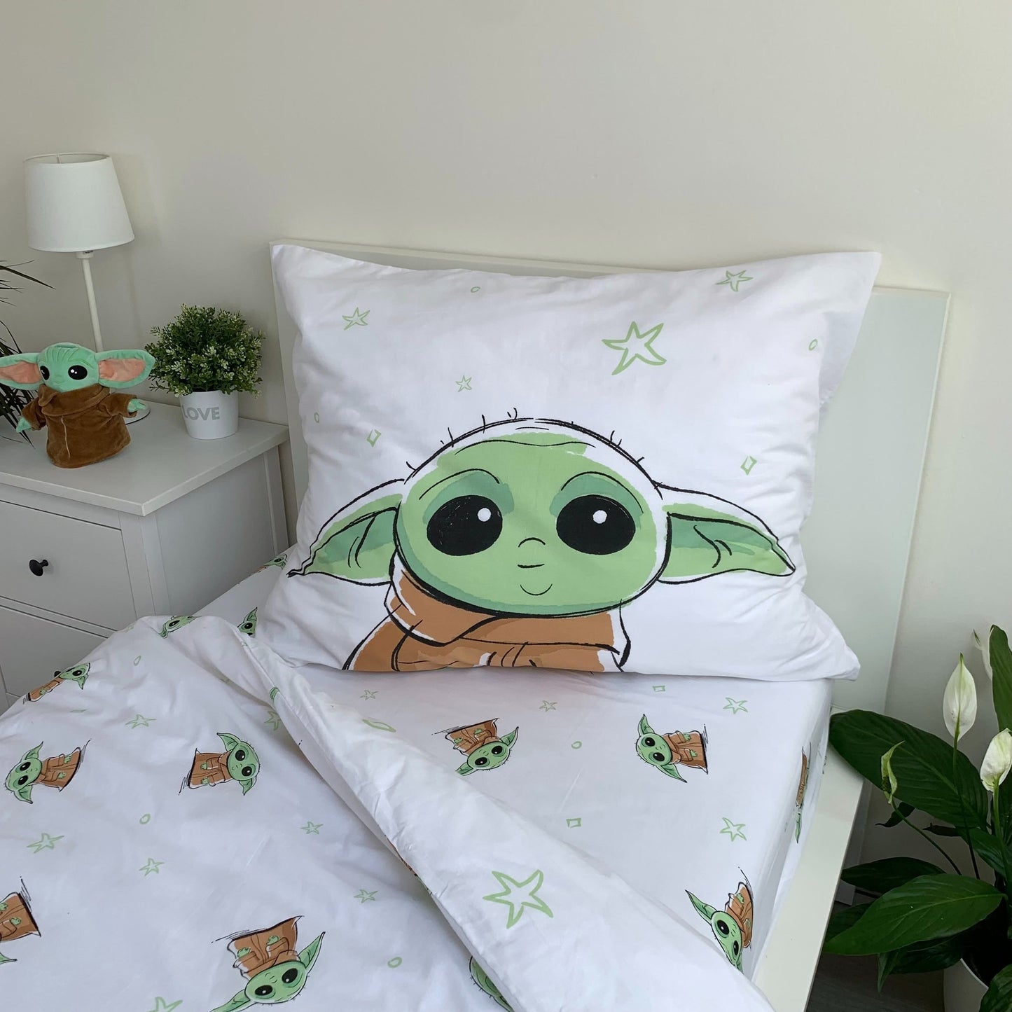 Star Wars Kuschelige Bettwäsche Baumwolle, 140x200 cm & 70x90 cm