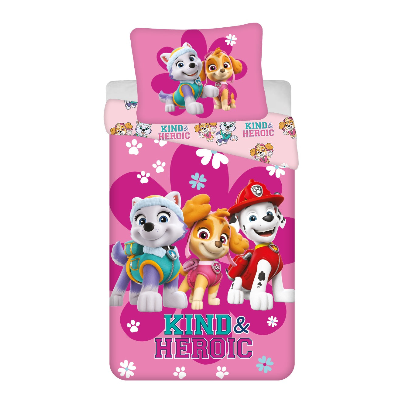 Paw Patrol Design Kuschelige Bettwäsche Baumwolle, 140x200 cm & 70x90 cm