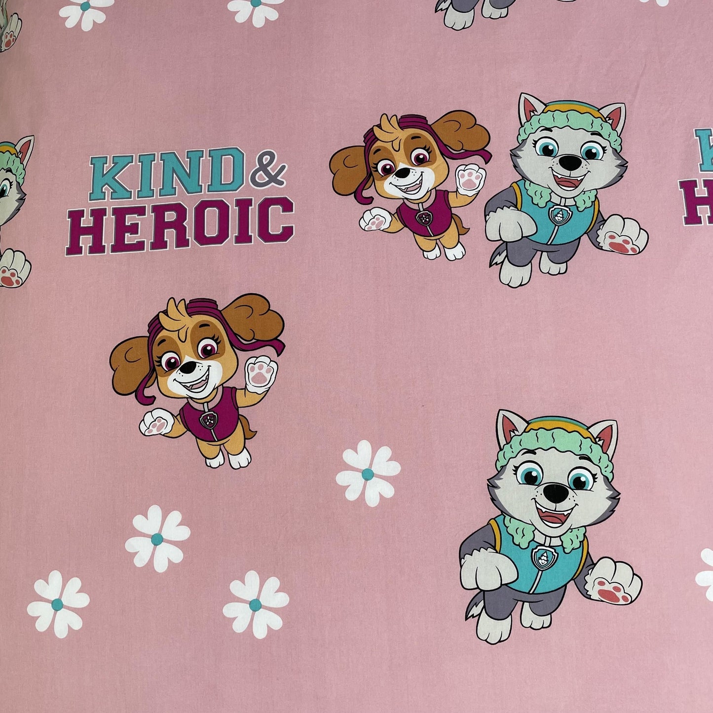 Paw Patrol Design Kuschelige Bettwäsche Baumwolle, 140x200 cm & 70x90 cm