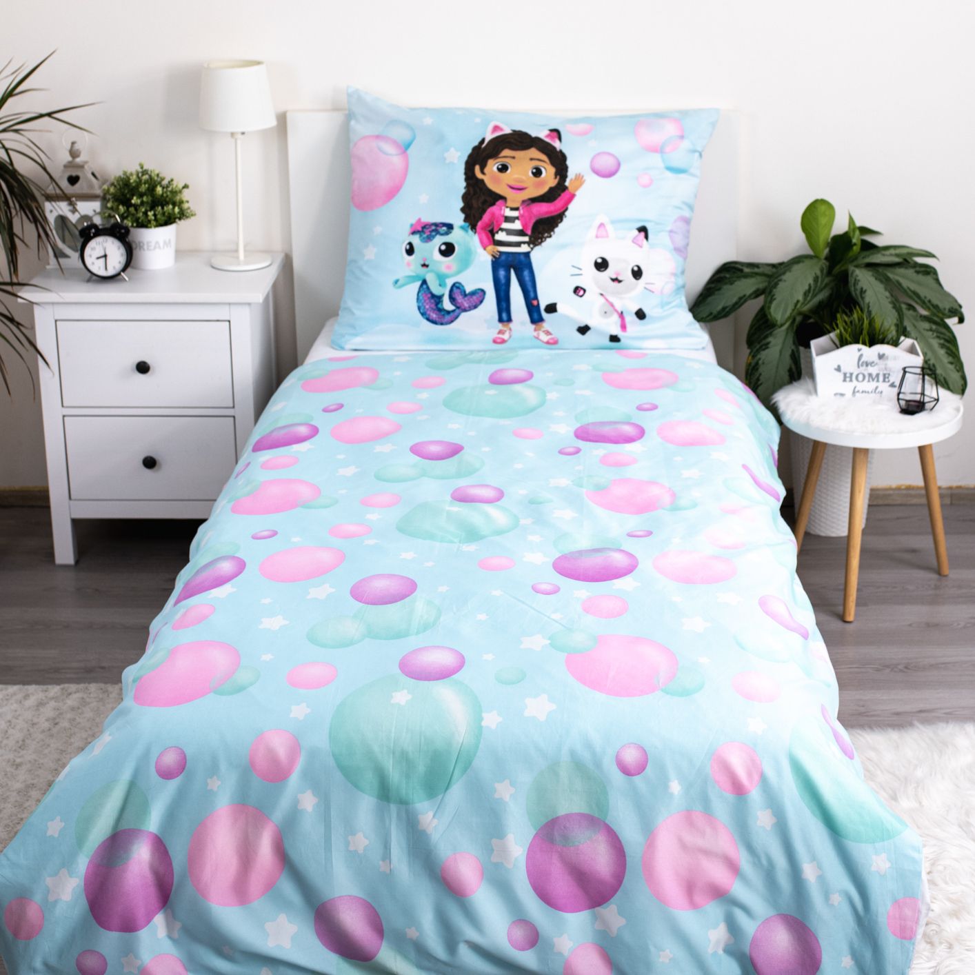 Gabby's Dollhouse Kuschelige Bettwäsche Polyester, 140x200 cm & 70x90 cm
