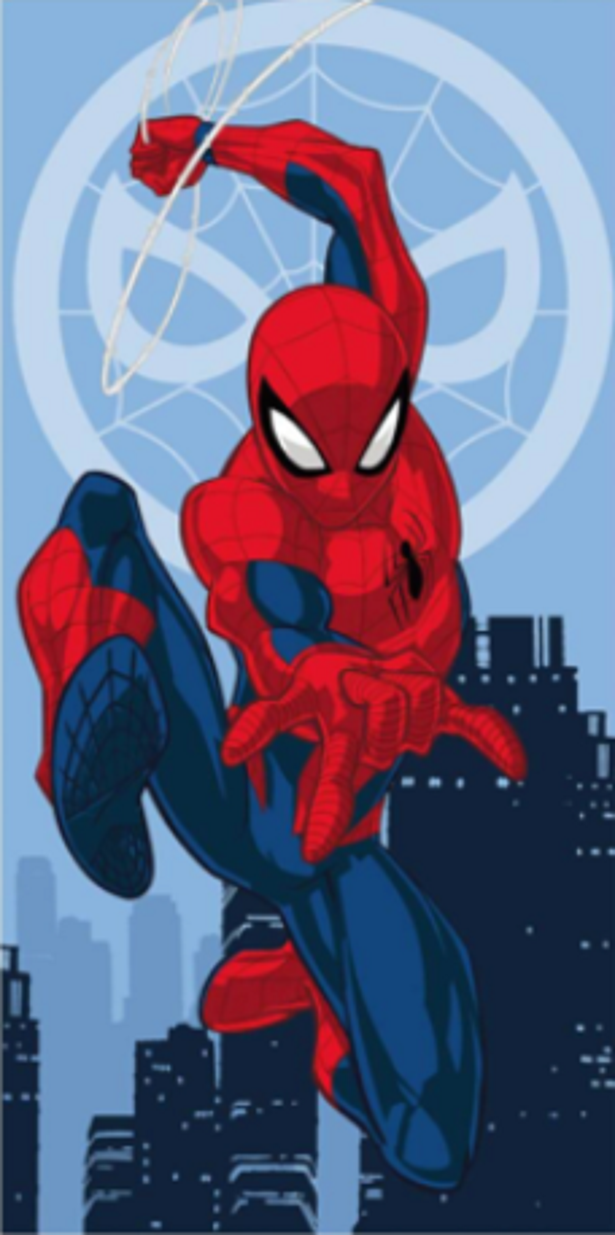 Spiderman Baumwolle Strandtuch Frottee Badetuch mit Premium Druck, 70x140 cm