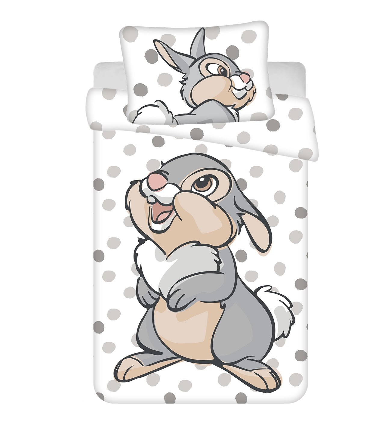 Disney Thumper Bettwäsche-Set – Kuschelige Kinderbettwäsche 100x135 cm & 40x60 cm