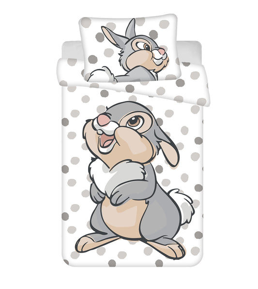 Disney Thumper Bettwäsche-Set – Kuschelige Kinderbettwäsche 100x135 cm & 40x60 cm