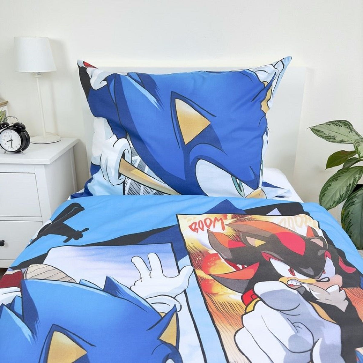 Sonic Design Kuschelige Bettwäsche Baumwolle, 140x200 cm & 70x90 cm