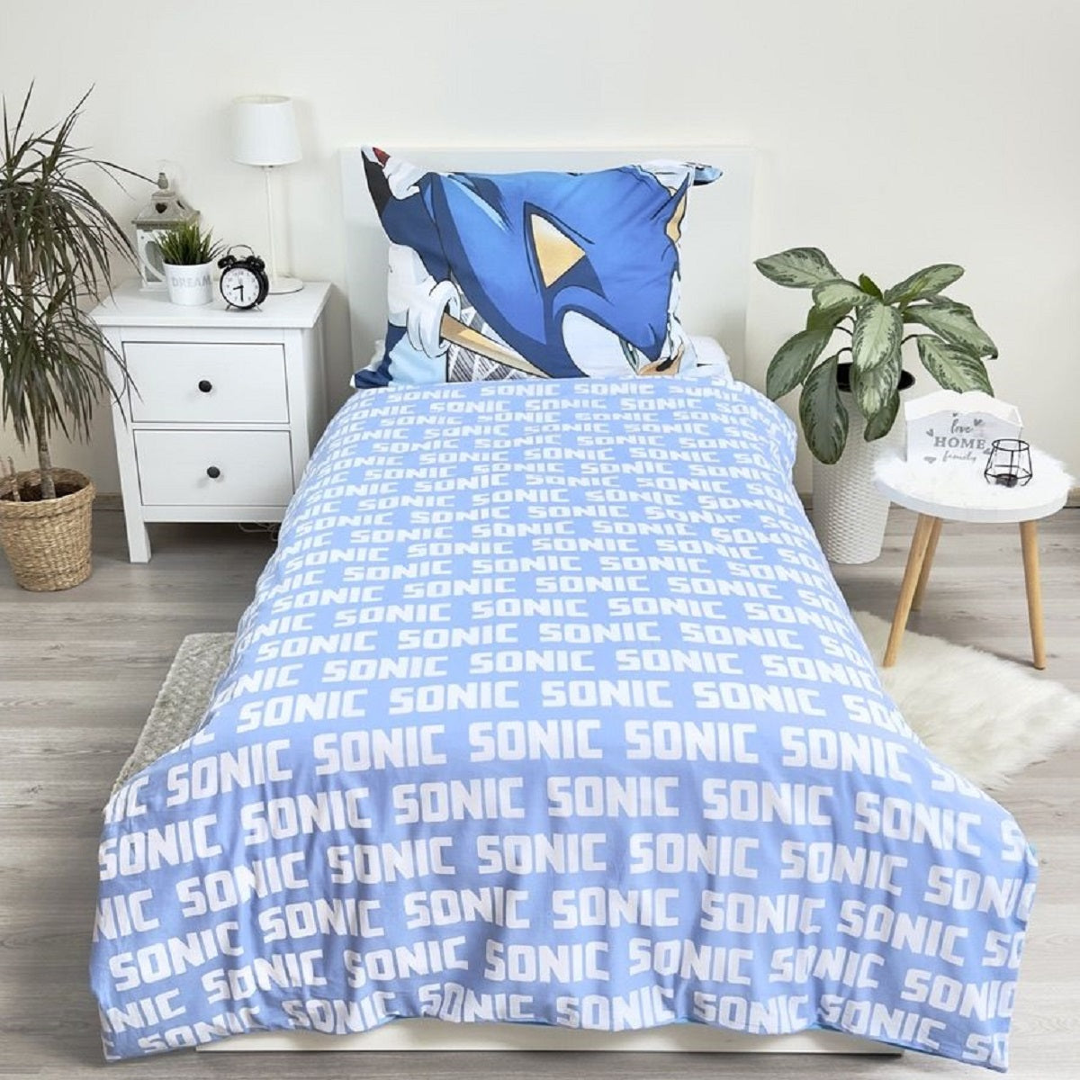 Sonic Design Kuschelige Bettwäsche Baumwolle, 140x200 cm & 70x90 cm