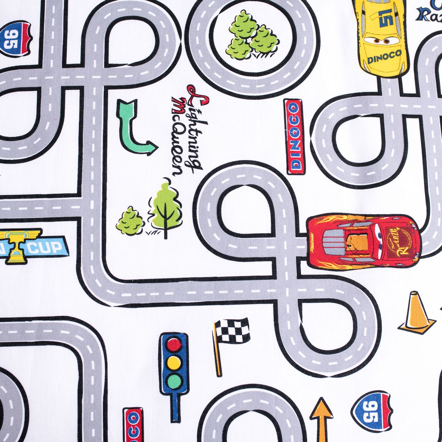 Disney Cars Design Kuschelige Bettwäsche Baumwolle, 135x100 cm & 40x60 cm
