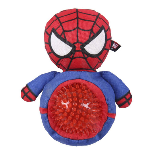 Spiderman Hundespielzeug – Weiches Kuscheltier mit integriertem Ball