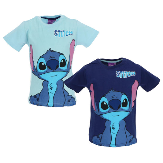 Lilo & Stitch Kinder T-Shirt mit Print aus Baumwolle kurzarm