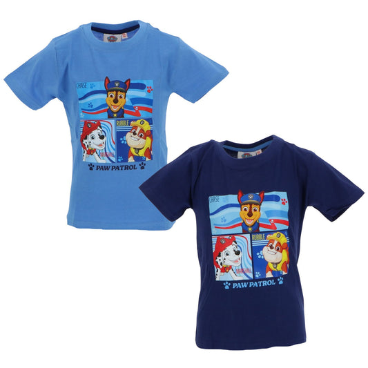Paw Patrol Kinder T-Shirt mit Aufdruck aus Baumwolle kurzarm