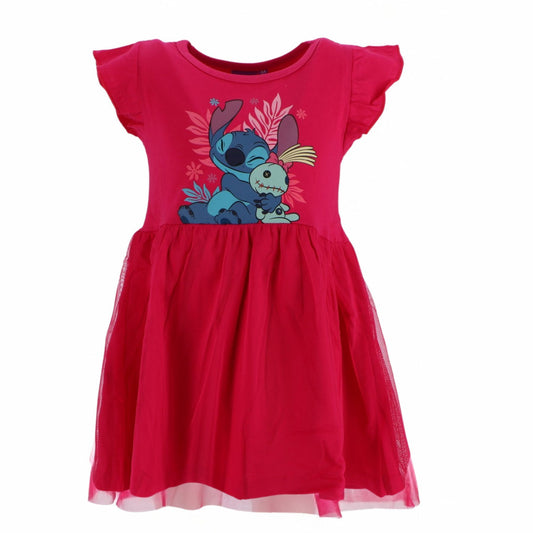 Lilo & Stitch Kinderkleid Pink Mädchen Kleid