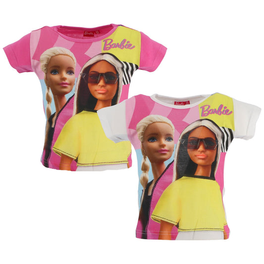 Barbie T-Shirt für Kinder mit Print Kurzarm-Shirt für Mädchen