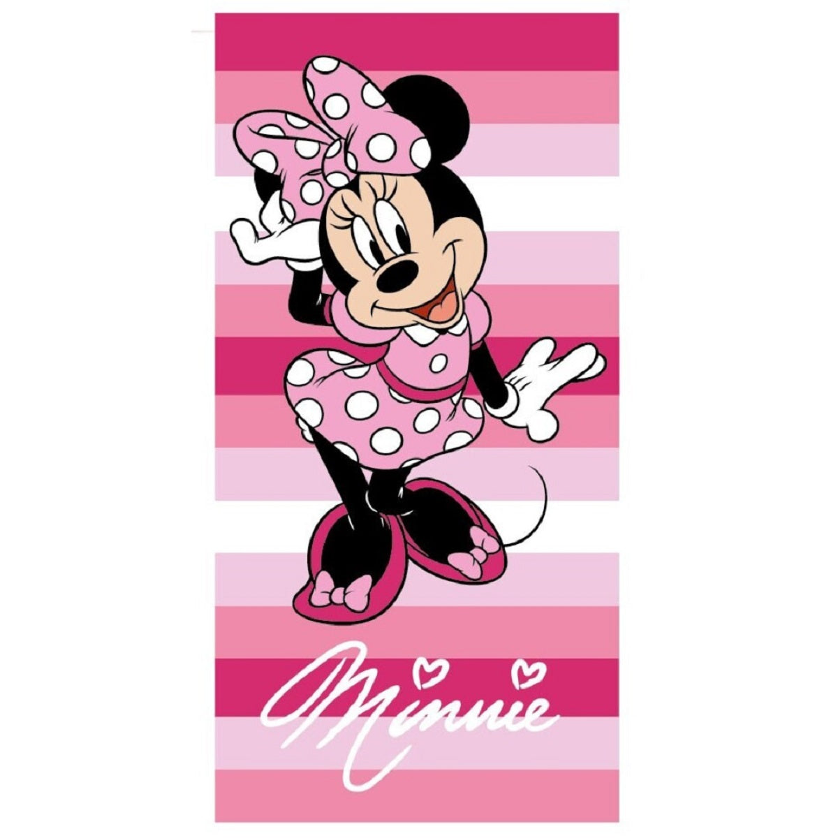 Disney Minnie Mouse Baumwollhandtuch Badehandtuch Strandtuch 70x140 cm aus Baumwolle