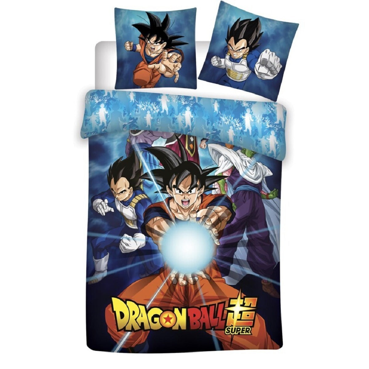Dragon Ball Bettwäsche-Set – 1x Deckenbezug 140x200 & 1x Kissenbezug 60x70 cm für Kinder