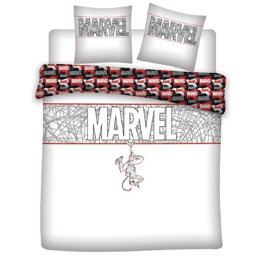 Marvel Doppelbettwäsche Set – 1x Deckenbezug 240x220 cm & 2x Kissenbezüge 65x65 cm