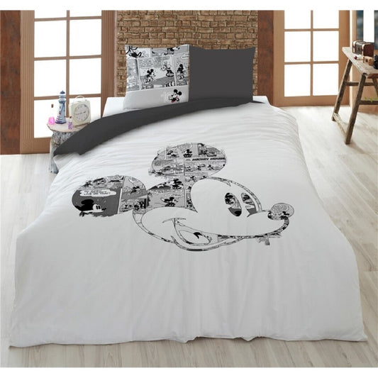 Disney Minnie Mouse Bettwäsche-Set – 1x Deckenbezug 135x200 cm & 1x Kissenbezug 80x80 cm für Kinder