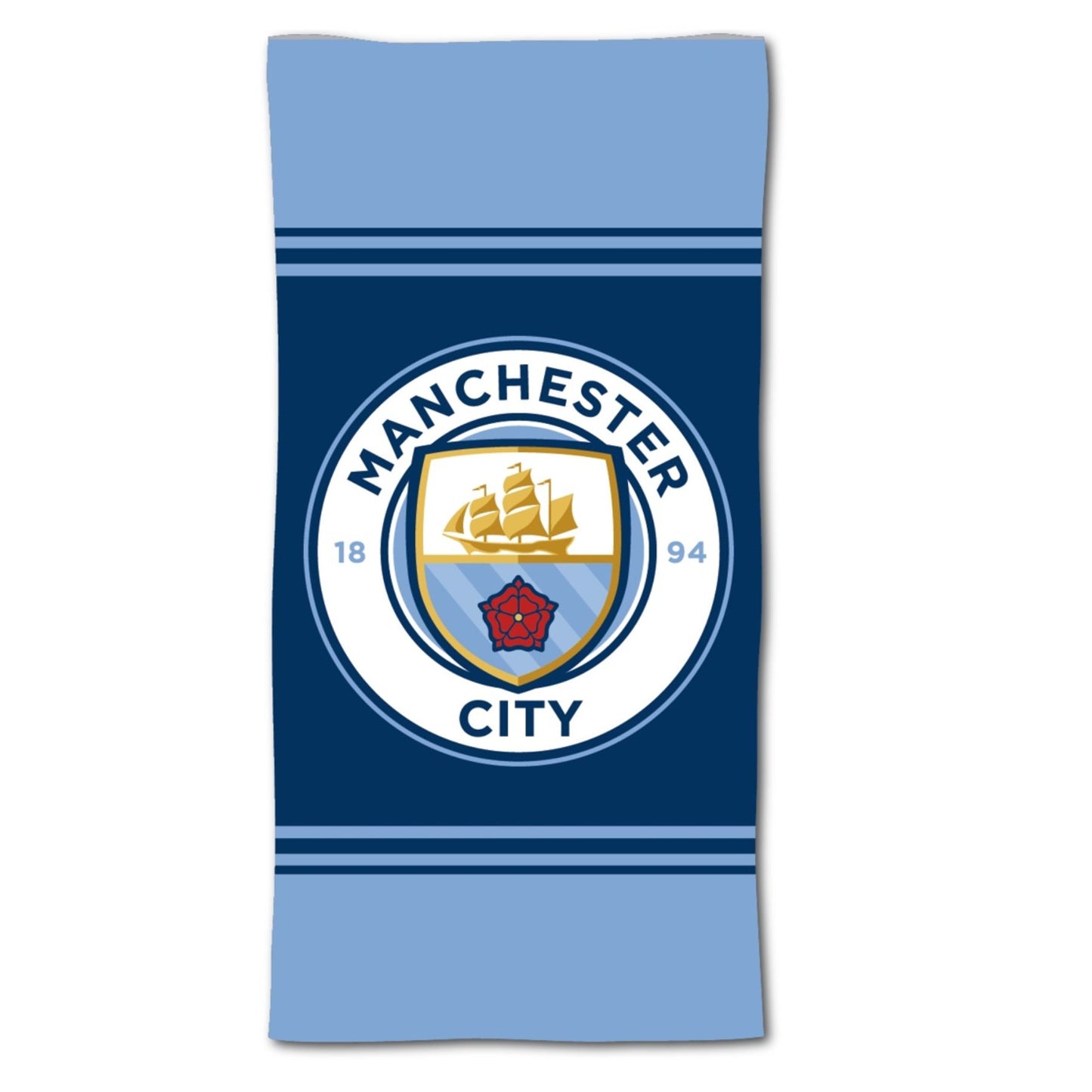 Manchester City Handtuch Badehandtuch Strandtuch 70x140 cm aus Mikrofaser