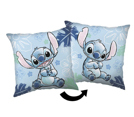 Lilo & Stitch Dekokissen mit Füllung (1 stk.) – Sofakissen doppelseitiger Druck, 40x40 cm