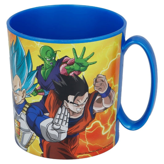 Dragon Ball Becher Mikrowellengeeigneter Kunststoffbecher 390 ml – Motivbecher für Kinder