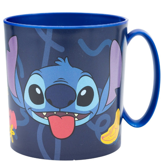 Lilo & Stitch Becher Mikrowellengeeigneter Kunststoffbecher 390 ml – Motivbecher für Kinder
