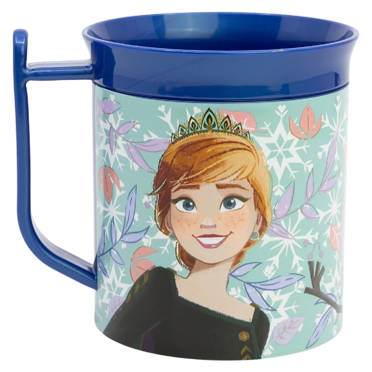 Disney Frozen Becher Mikrowellengeeigneter Kunststoffbecher 400 ml – Motivbecher für Kinder