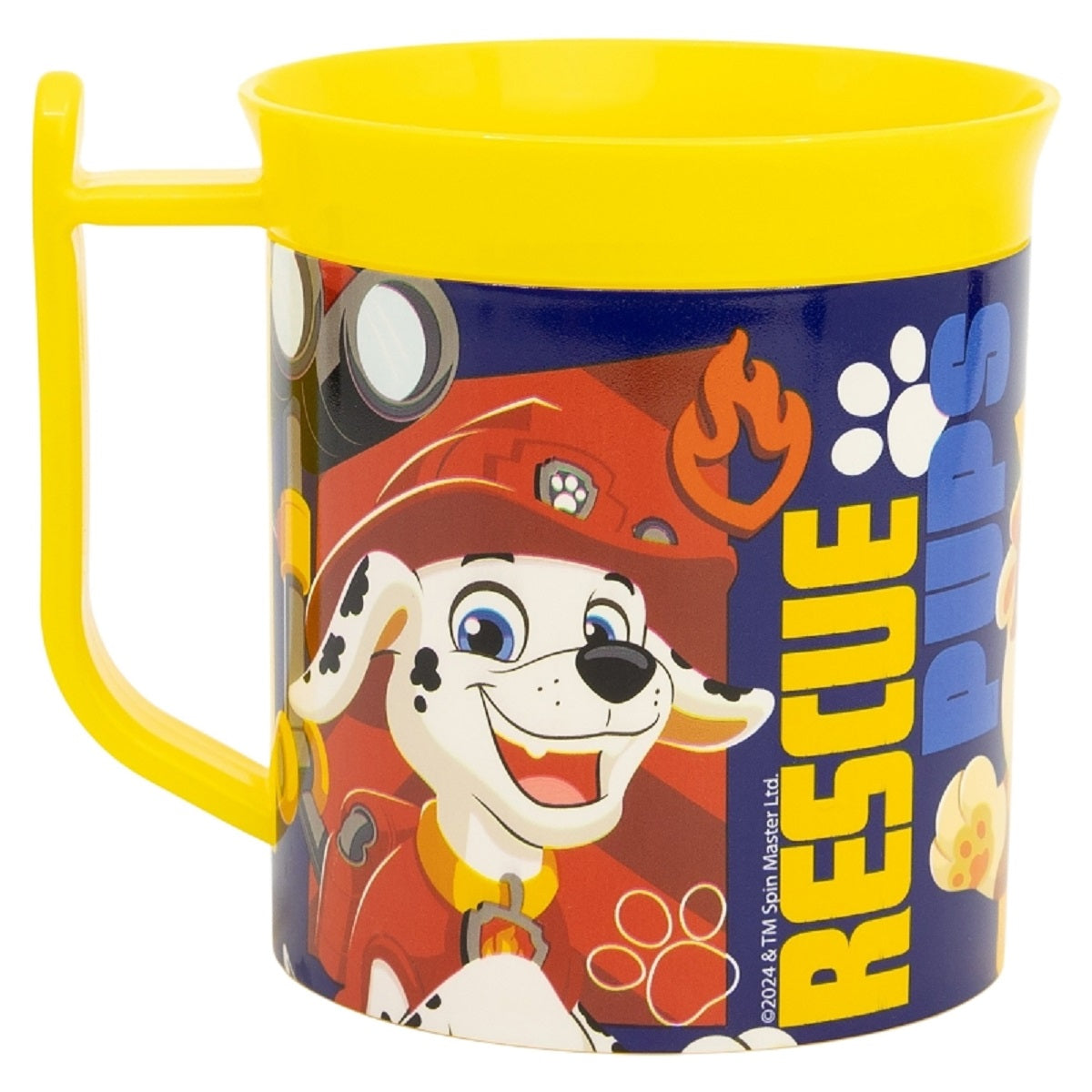 Paw Patrol Becher Mikrowellengeeigneter Kunststoffbecher 400 ml – Motivbecher für Kinder
