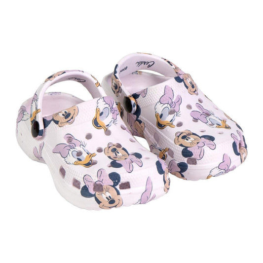 Disney Minnie Mouse Kinder Clogs Sandale mit Fersenriemen und rutschfester Sohle für Alltag und Freizeit