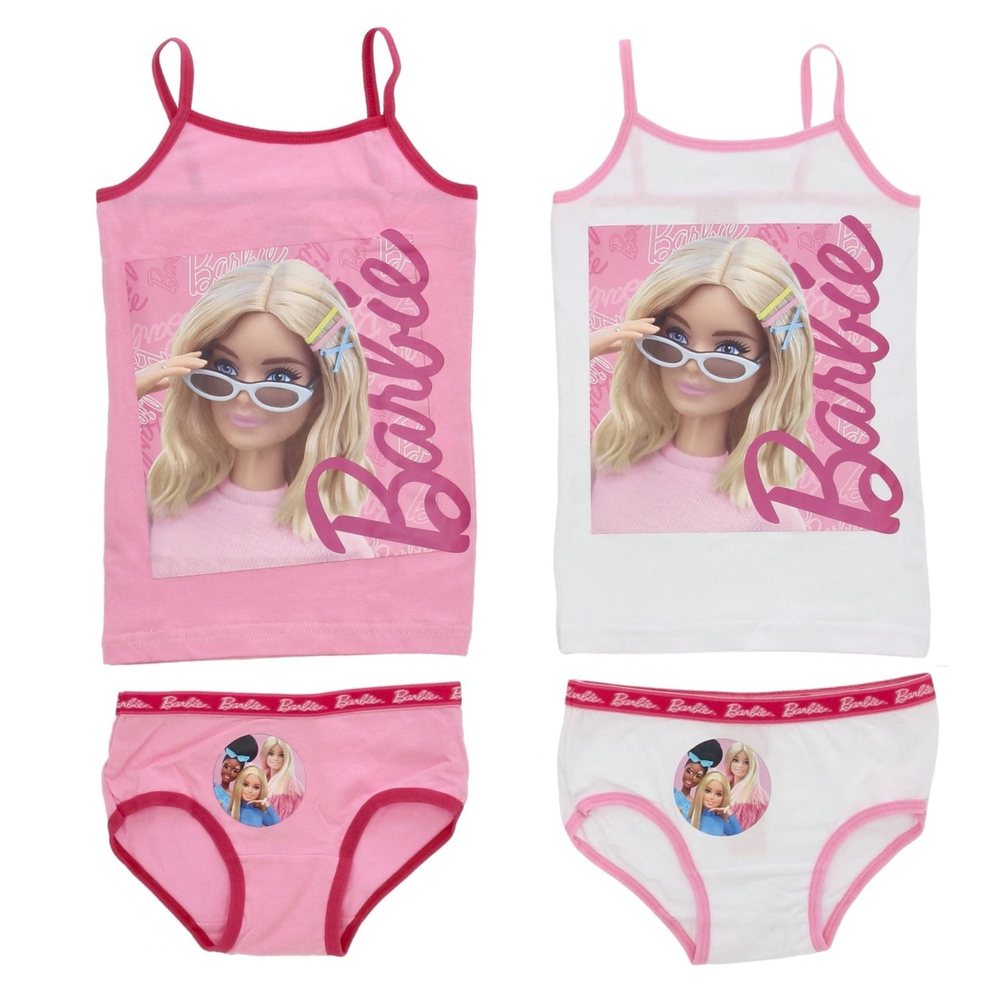 Barbie Unterwäsche-Set für Mädchen – Unterhemd & Slip aus Baumwolle