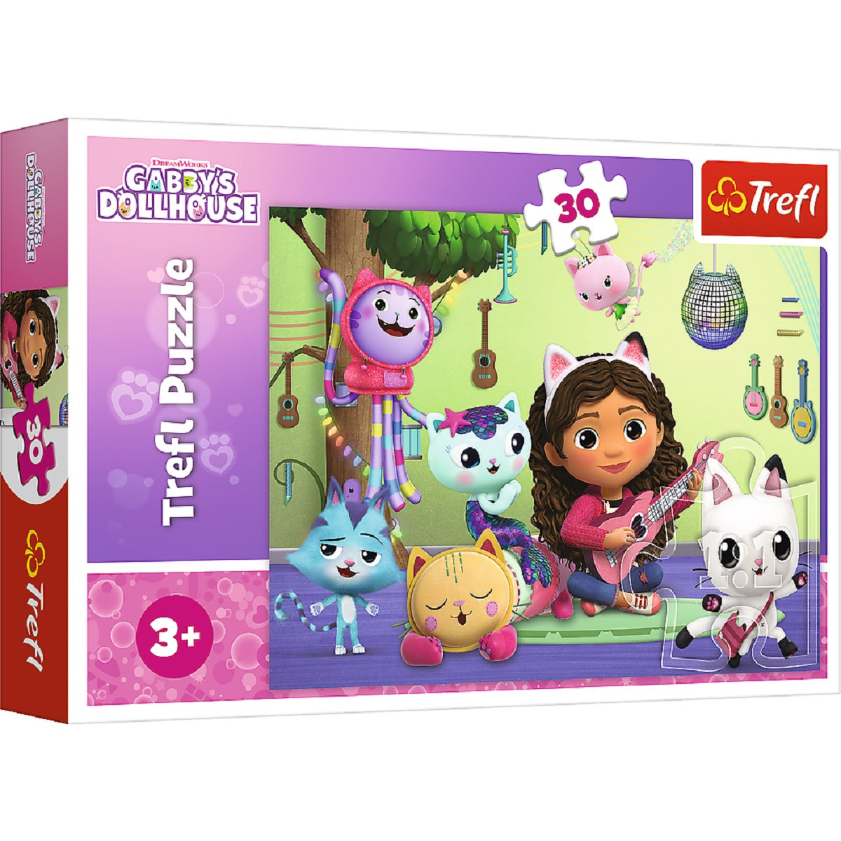 Gabby's Dollhouse Puzzle – 30-teiliges Kinderpuzzle mit buntem Motiv