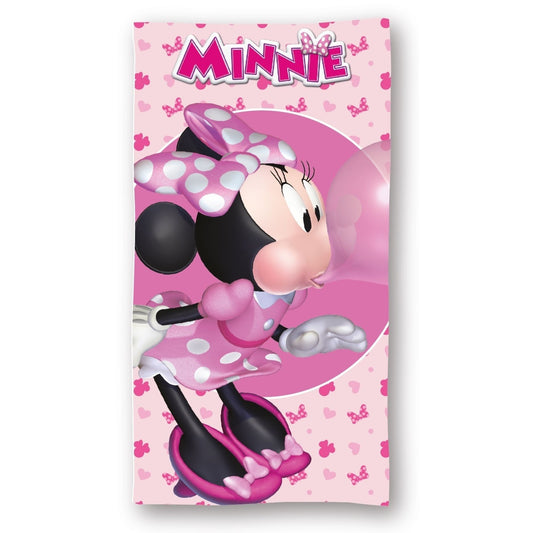 Disney Minnie Mouse Mikrofaser-Handtuch – Leichtes & schnelltrocknendes Badetuch 140x70 cm