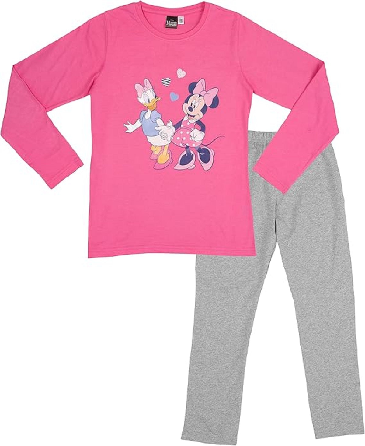 Disney Minnie Mouse Langarm Schlafanzug – Bequemer Pyjama für Mädchen