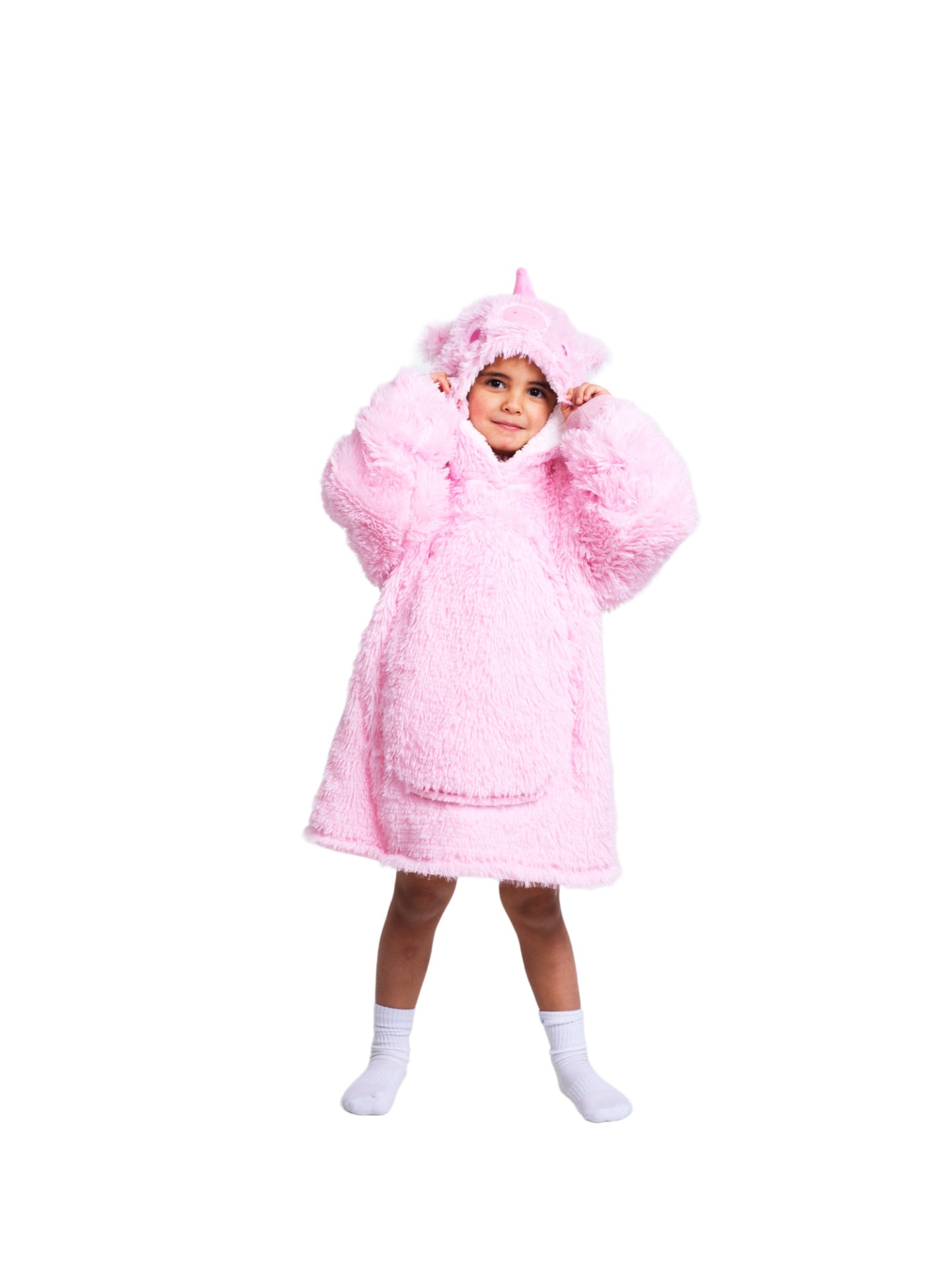 Noxxiez Kuschelige Hoodie-Decke für Kinder