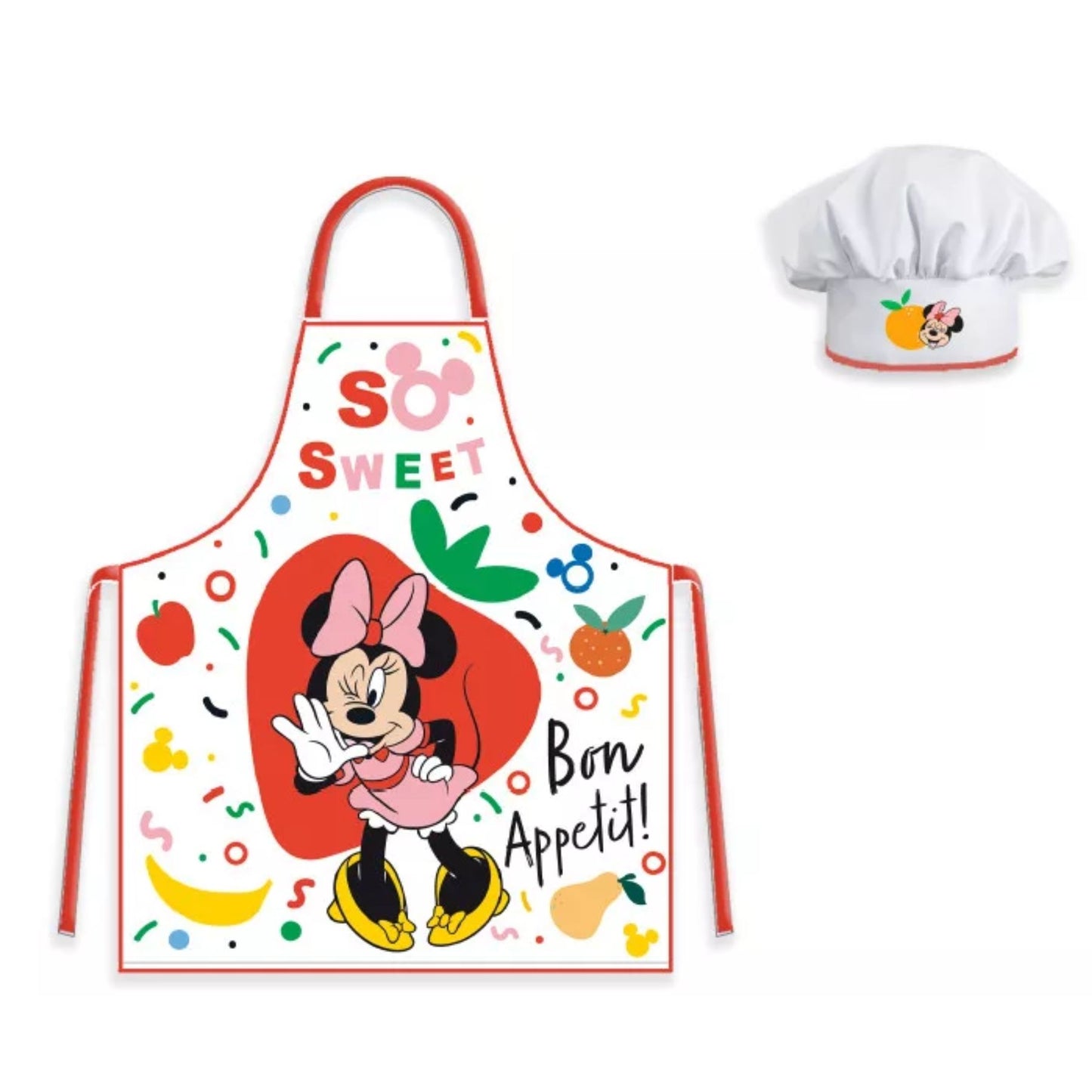 Disney Minnie Mouse Schürze und Mütze – Küchenset für kreative Kinder