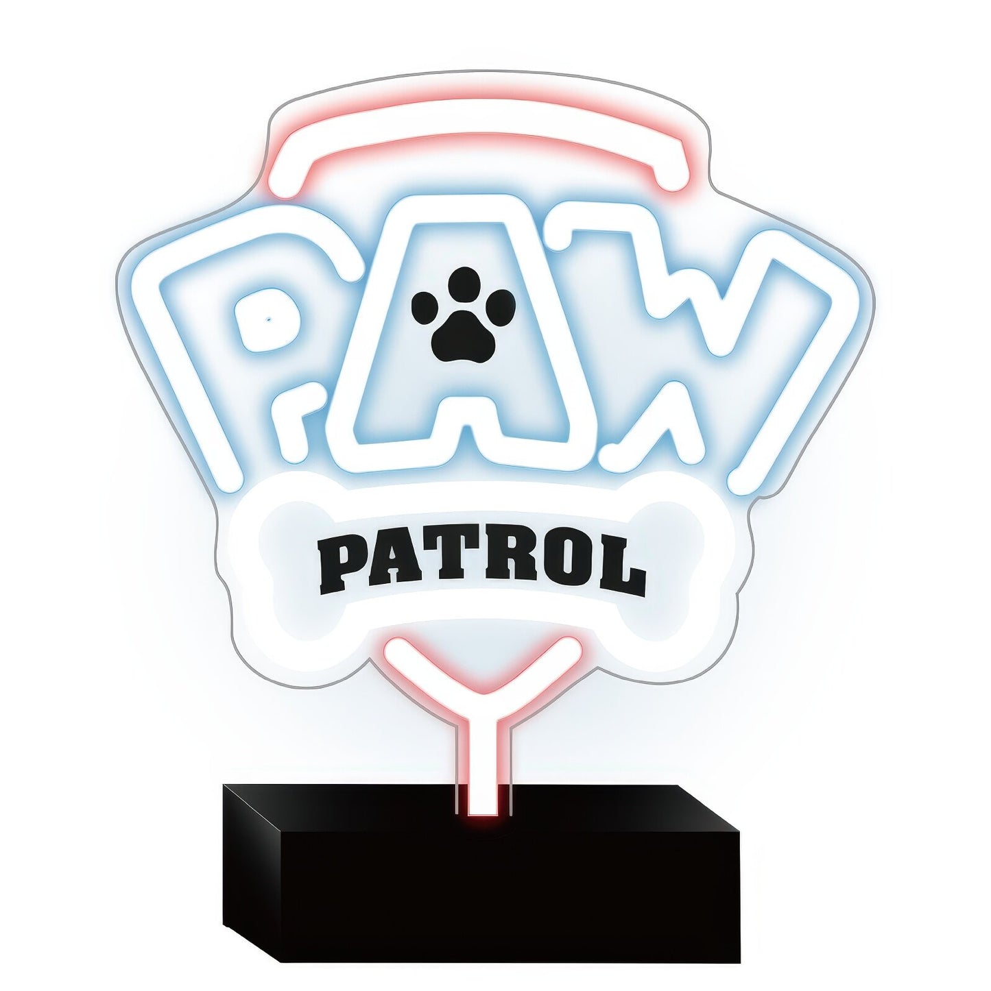 Paw Patrol LED Neon Licht Nachtlicht Dekoration für das Kinderzimmer