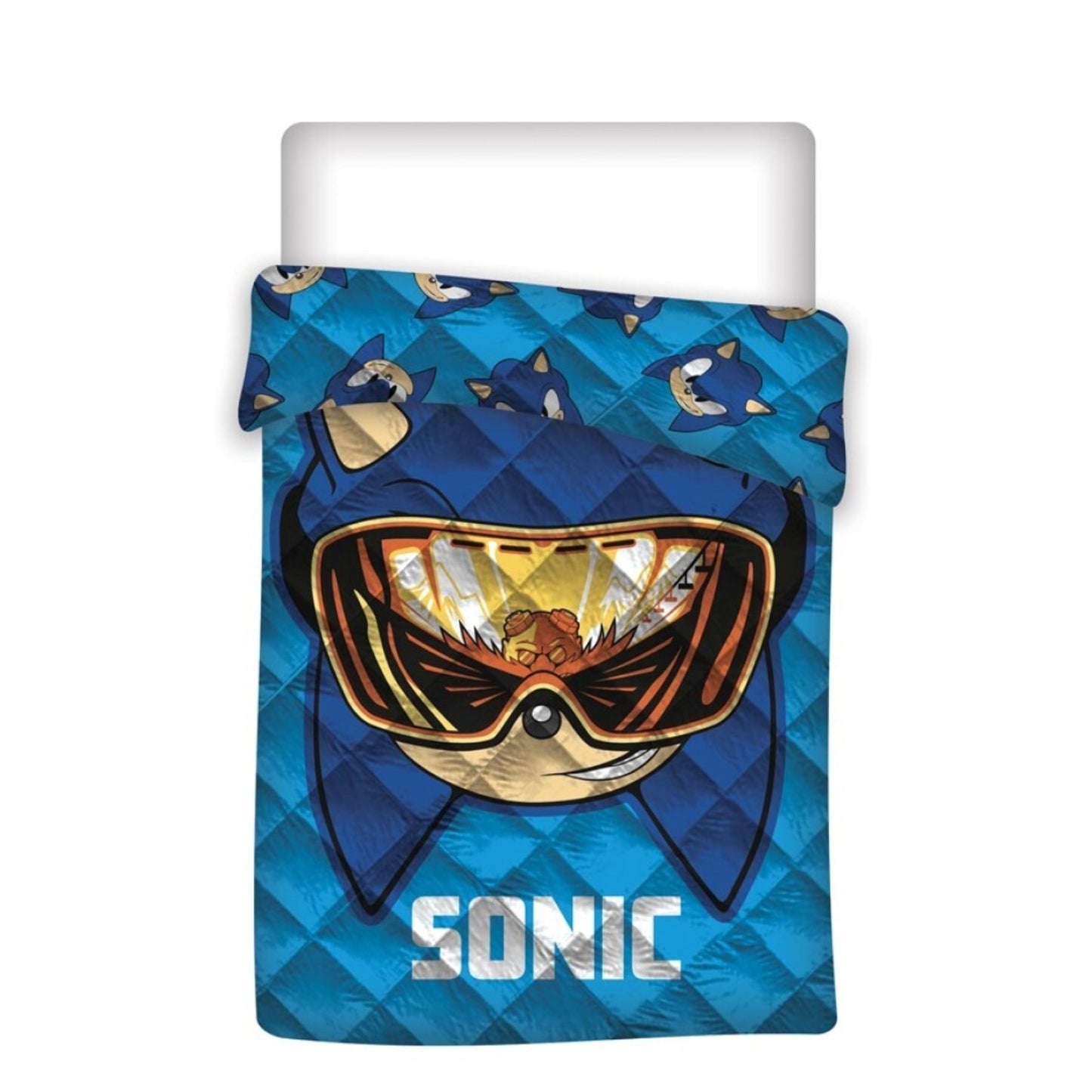 Sonic Tagesdecke 200x140 cm – Weiche Kinderdecke für Bett und Sofa
