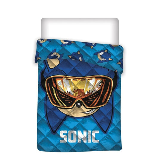 Sonic Tagesdecke 200x140 cm – Weiche Kinderdecke für Bett und Sofa