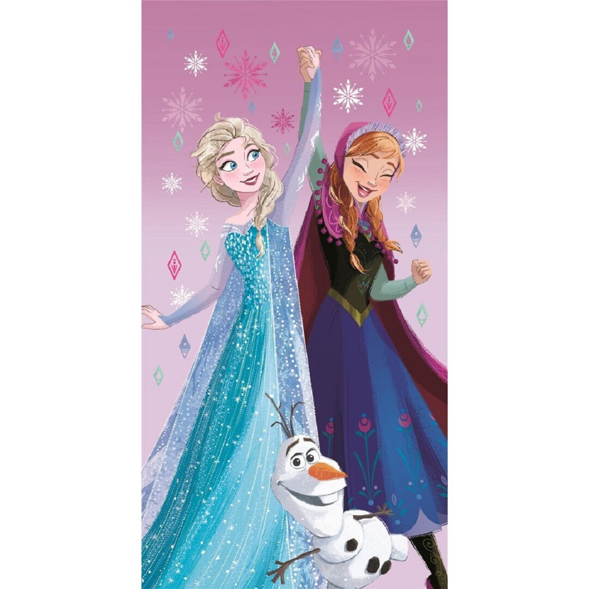 Disney Frozen Strandtuch – Weiches & saugstarkes Badehandtuch 70x140 cm