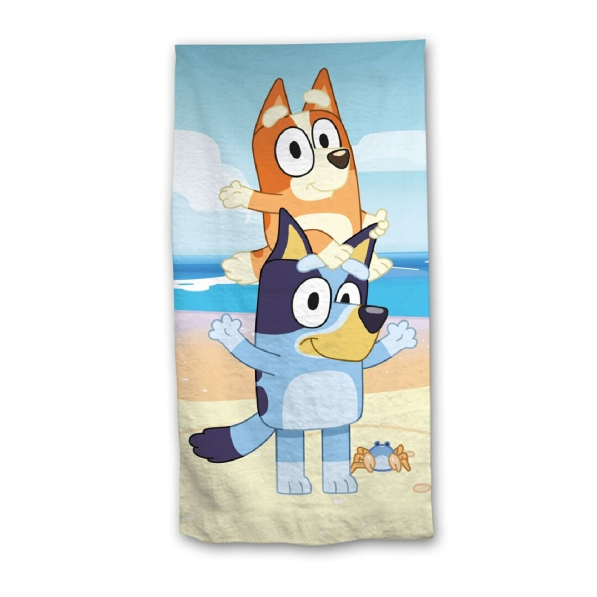 Bluey Kinder Strandtuch – Weiches & schnelltrocknendes Badehandtuch 70x140 cm