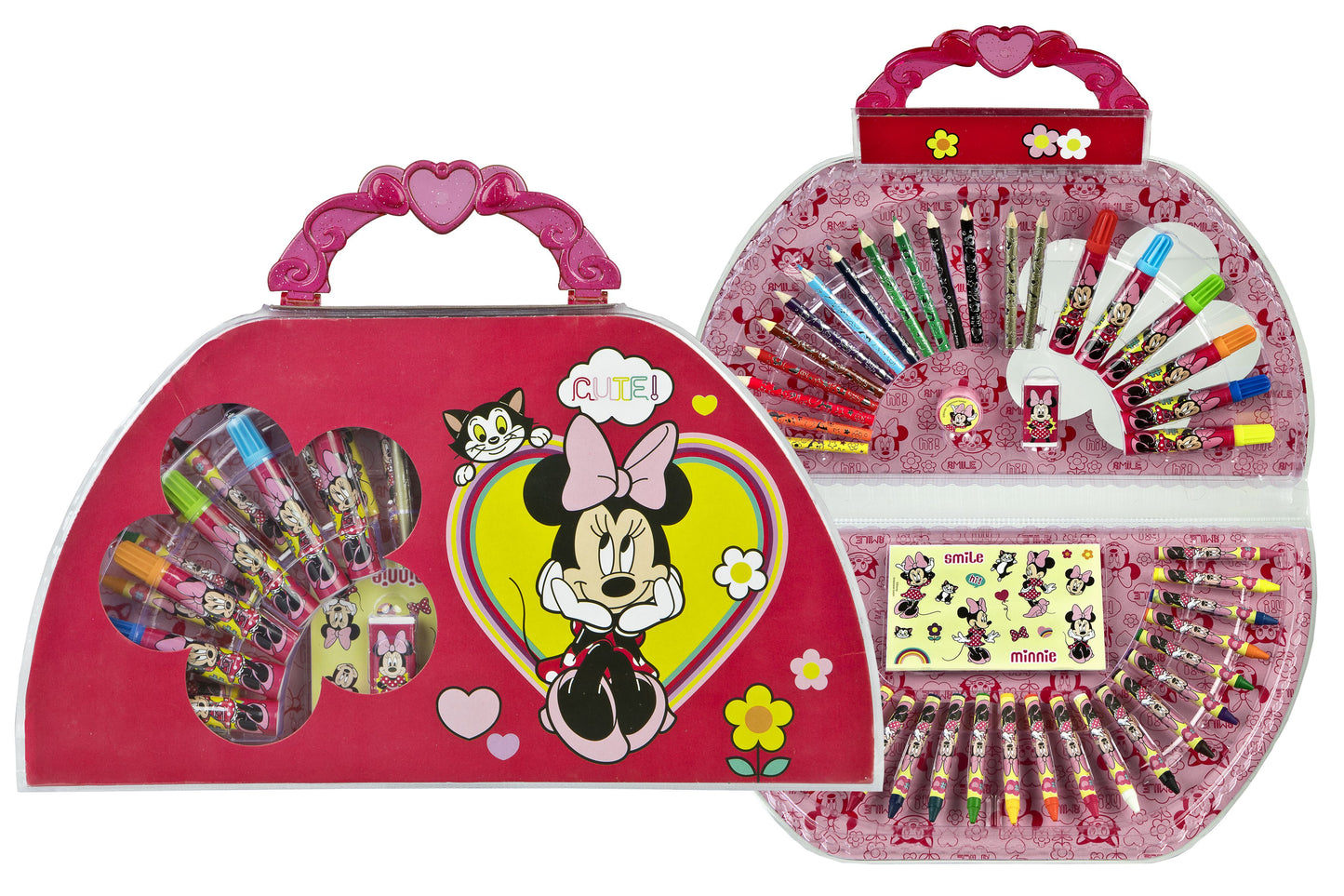 Disney Minnie Mouse Malset Farbset Zeichnungsbox - Das perfekte Kreativpaket für Kinder