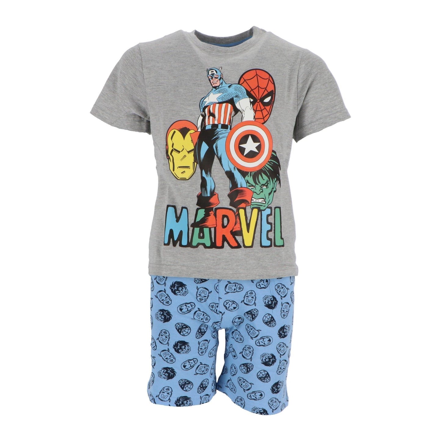 Marvel Shortama – Bequemer Baumwoll-Schlafanzug für Jungen und Mädchen