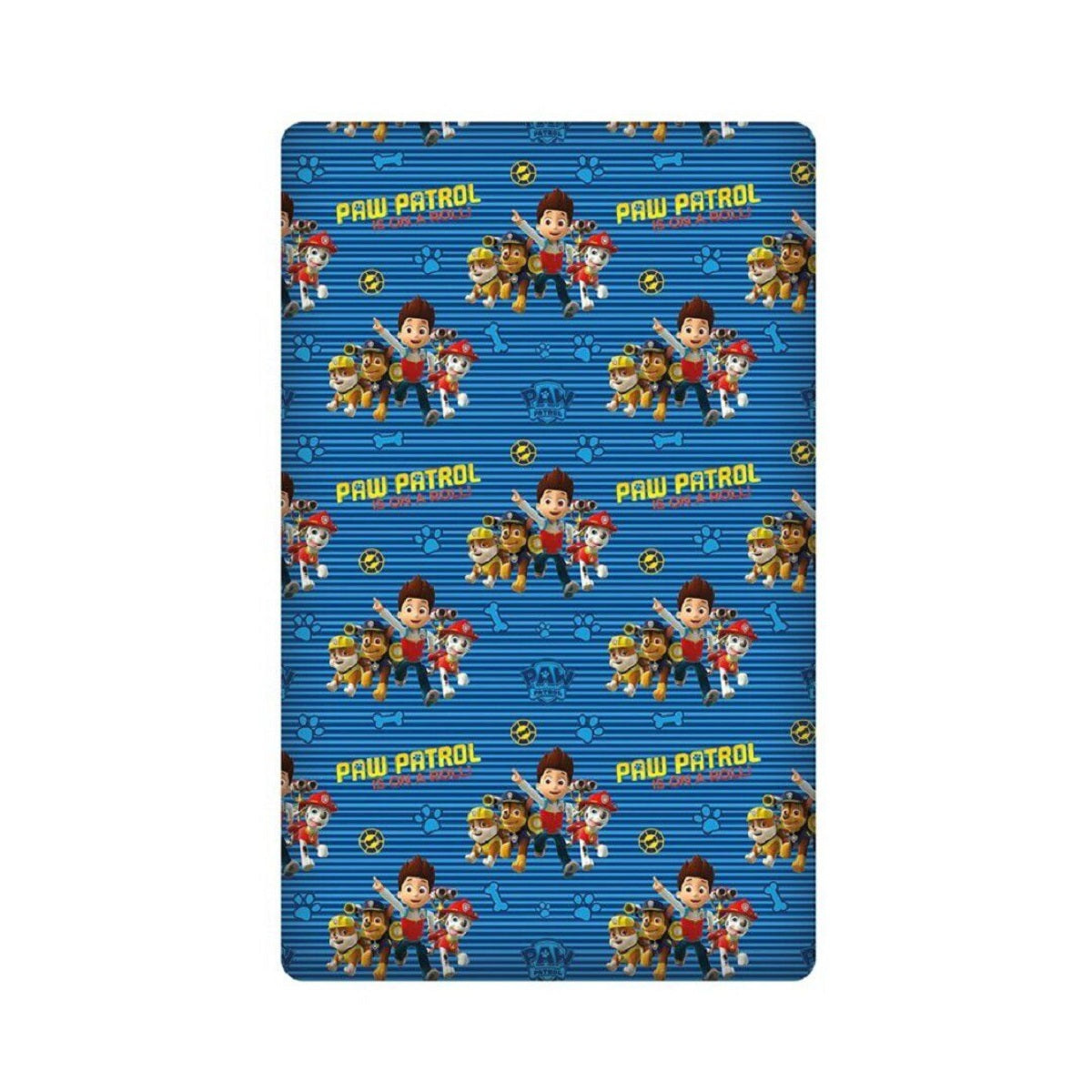Paw Patrol Spannbetttuch – 100% Baumwolle für Kinderbett 200 x 90 cm
