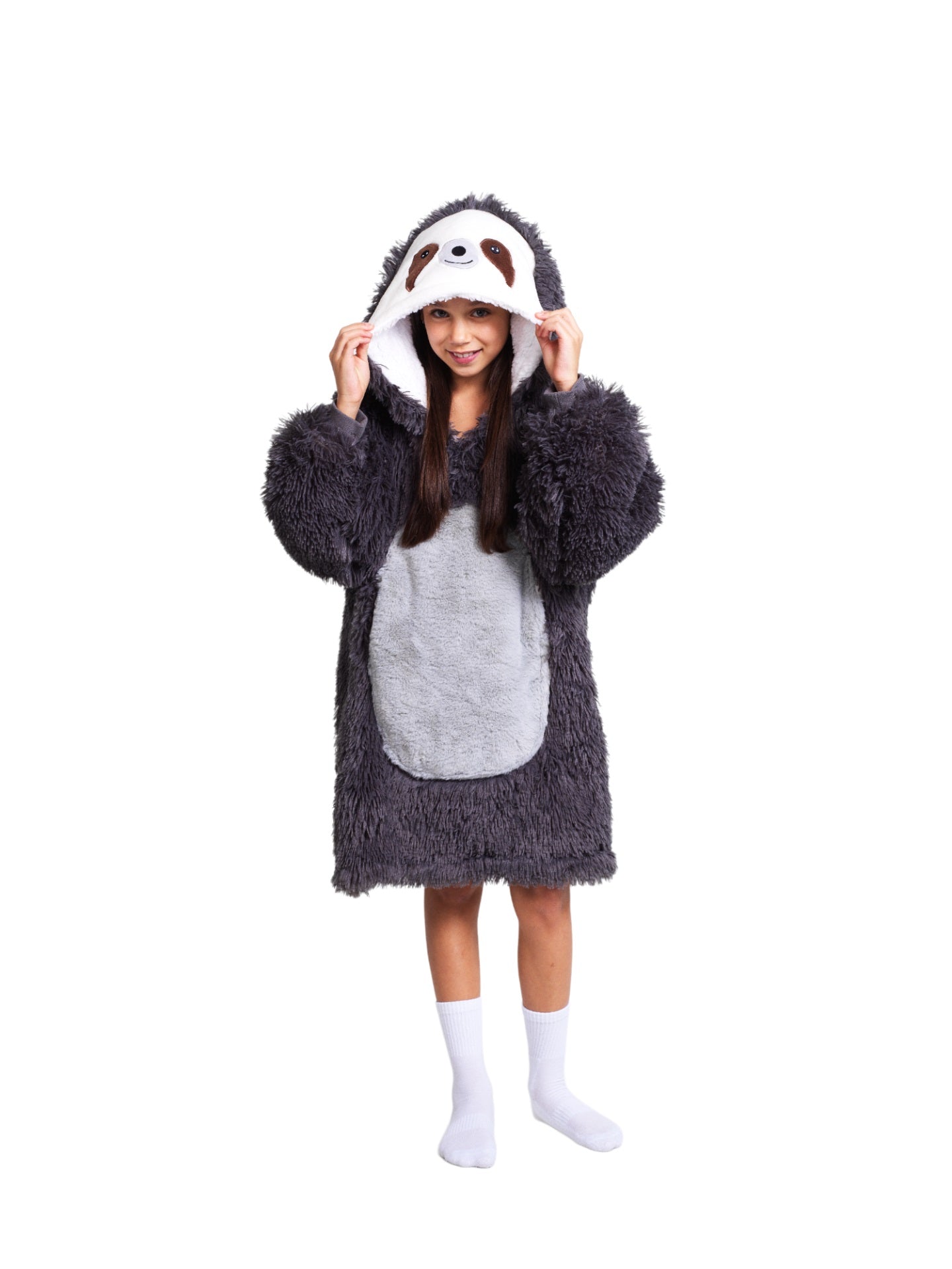Noxxiez Kuschelige Hoodie-Decke für Kinder