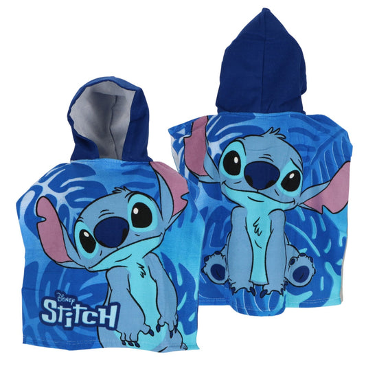 Lilo & Stitch Mikrofaser Poncho für Kinder – 100x55 cm OneSize