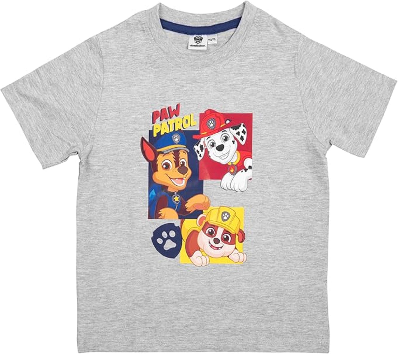 Paw Patrol T-Shirt mit Chase, Marshall & Rubble – Kurzarmshirt Oberteil für Kinder
