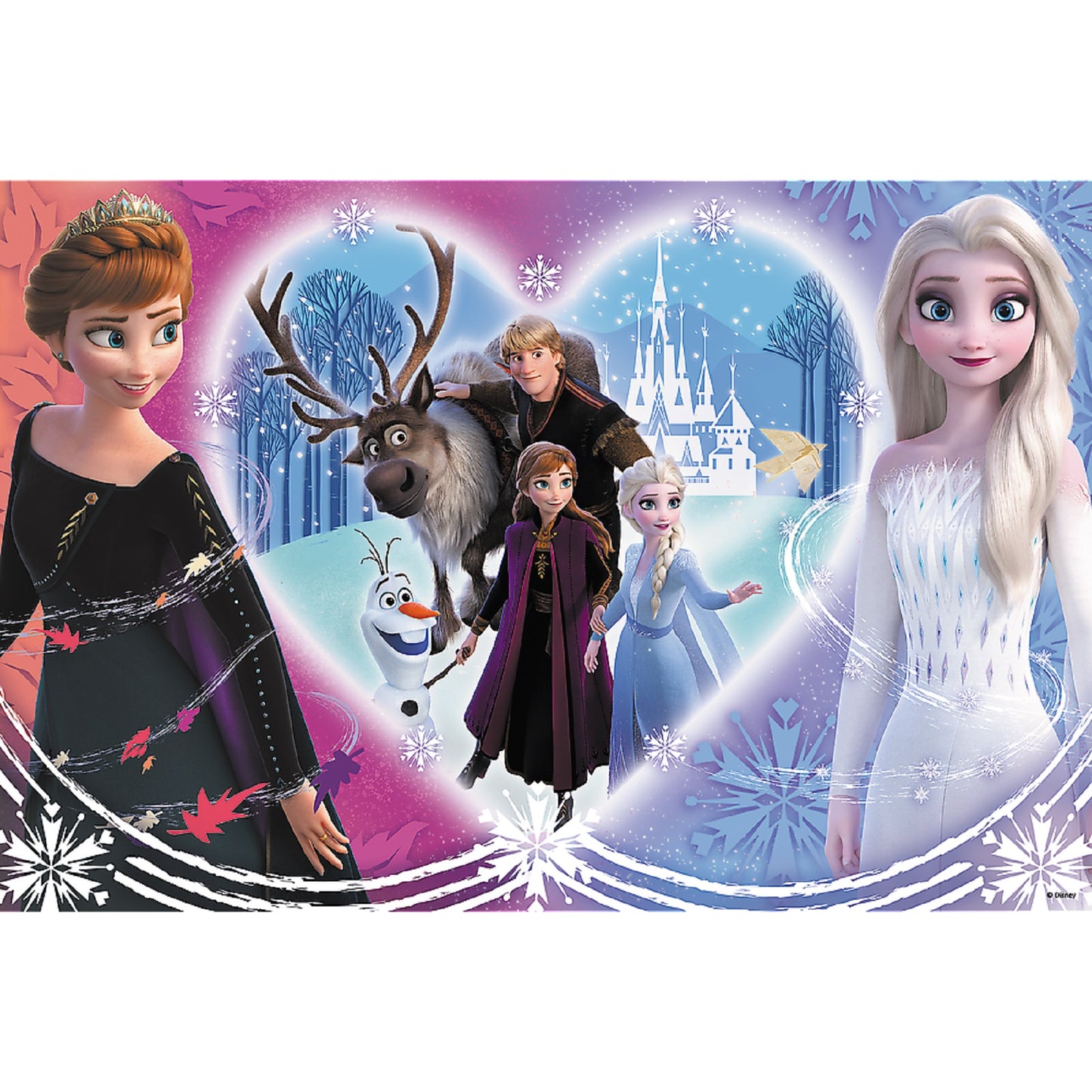 Disney Frozen Puzzle 160 Teile Farbenfrohes Puzzeln mit Elsa und Anna