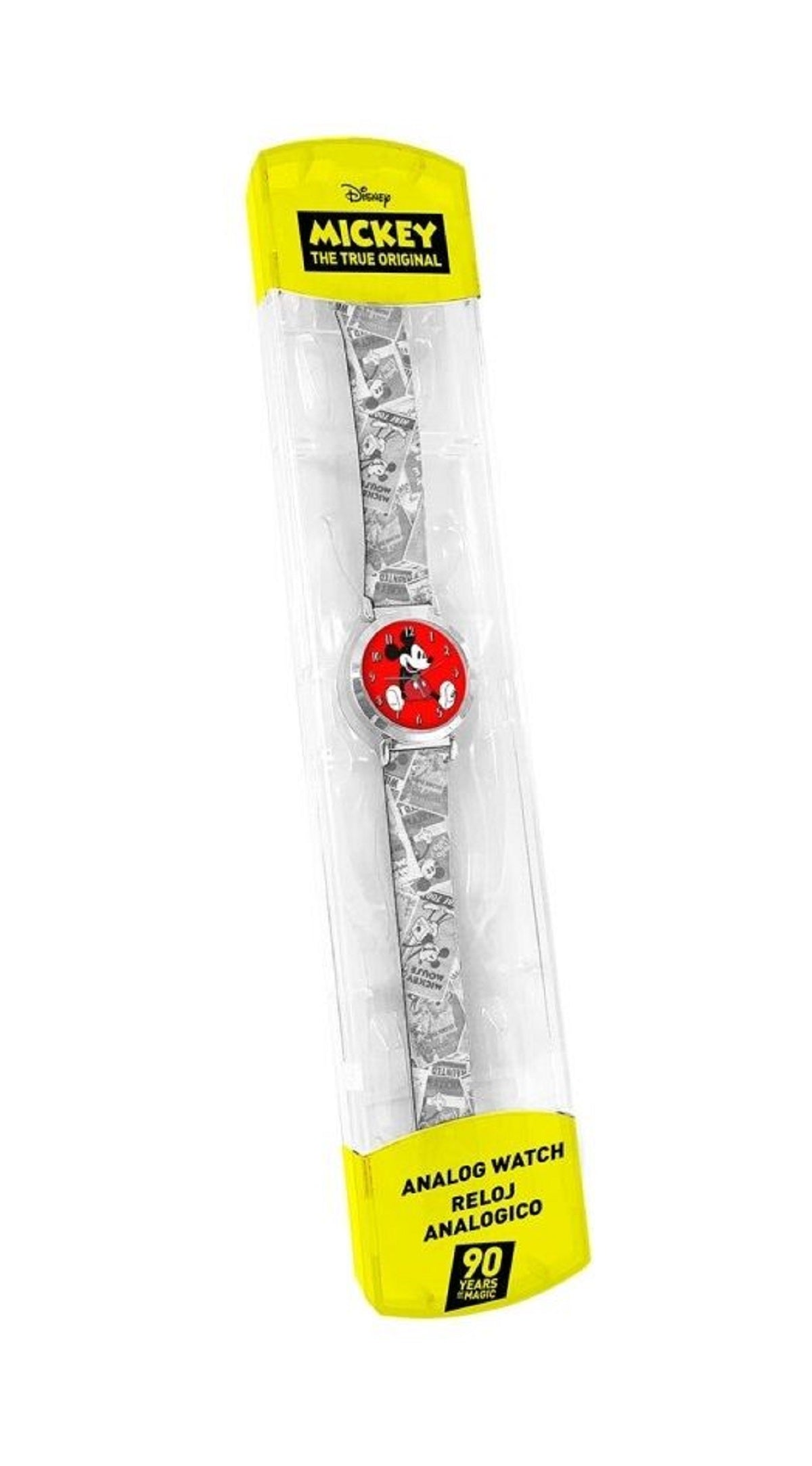 Disney Mickey Mouse Armbanduhr Uhr mit fröhlichem Mickey Mouse Motiv