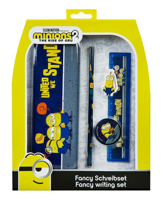 Minions 5 teiliges Schreibwaren-Set für Kinder – Perfekt für Schule und Zuhause