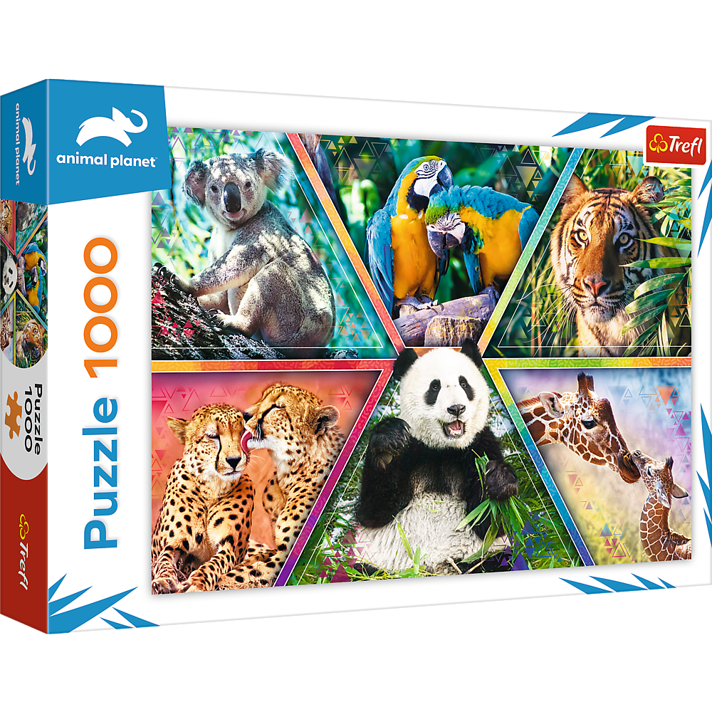 1000 Teile Puzzle Animal Kingdom Lebendige Tiermotive für Puzzler