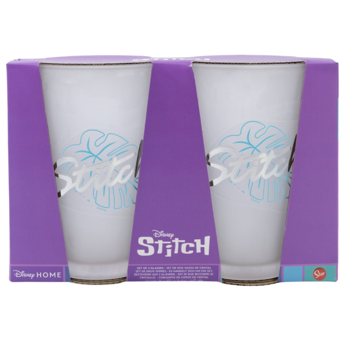 Disney Lilo & Stitch Gläser 2er Set à 490ml – Fanartikel für Kinder & Erwachsene