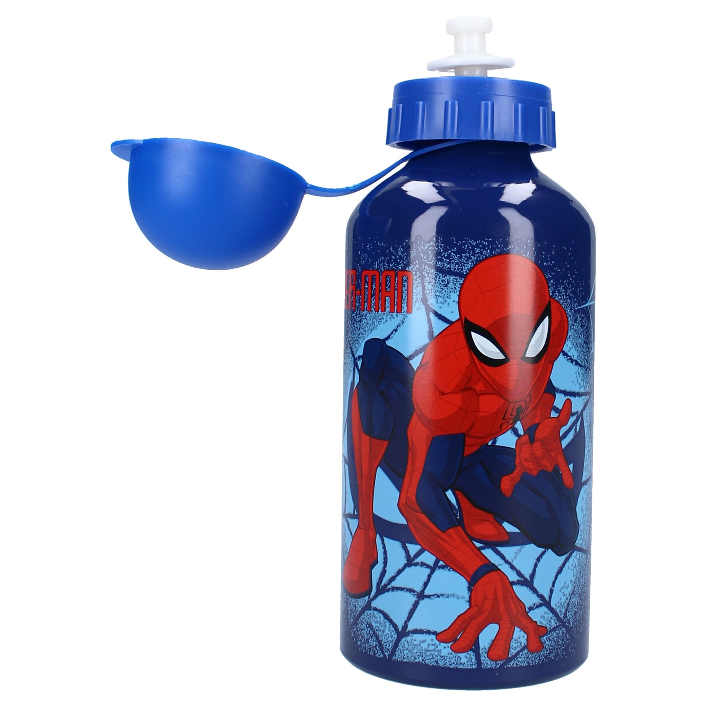 Spiderman Trinkflasche 500 ml Aluminium mit coolem Spiderman-Motiv für Kinder