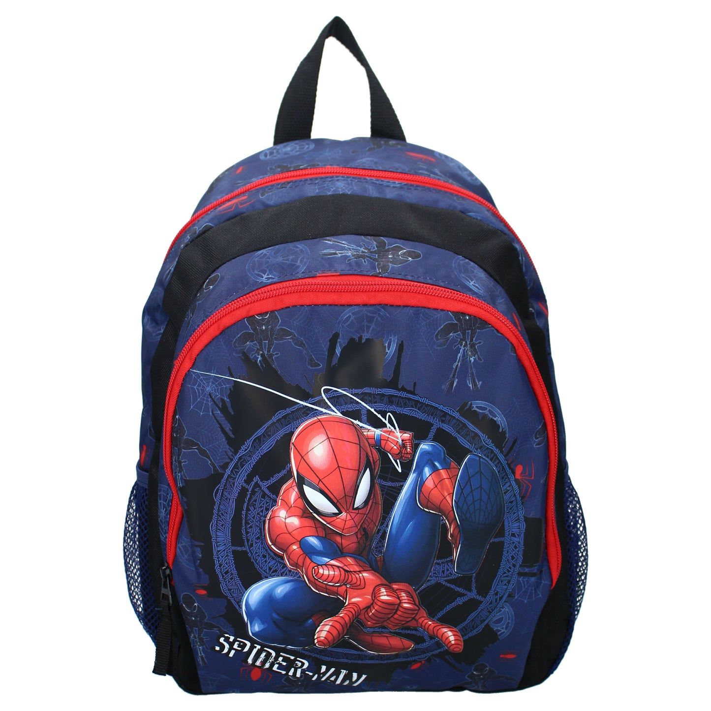 Spiderman Rucksack mit 4 Fächern und verstellbaren Gurten für Kinder
